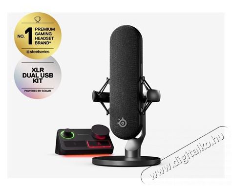 STEELSERIES 61597 MIKROFON Fot&oacute;-Vide&oacute; kieg&eacute;sz&iacute;tők - Mikrofon - Fot&oacute;-vide&oacute; mikrofon - 498562