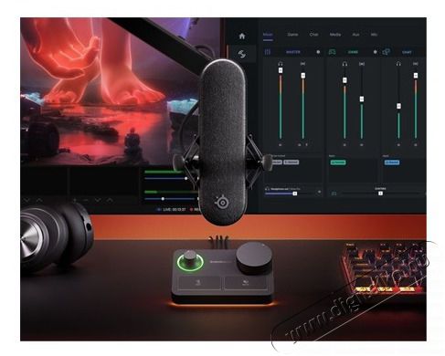 STEELSERIES 61597 MIKROFON Fot&oacute;-Vide&oacute; kieg&eacute;sz&iacute;tők - Mikrofon - Fot&oacute;-vide&oacute; mikrofon - 498562