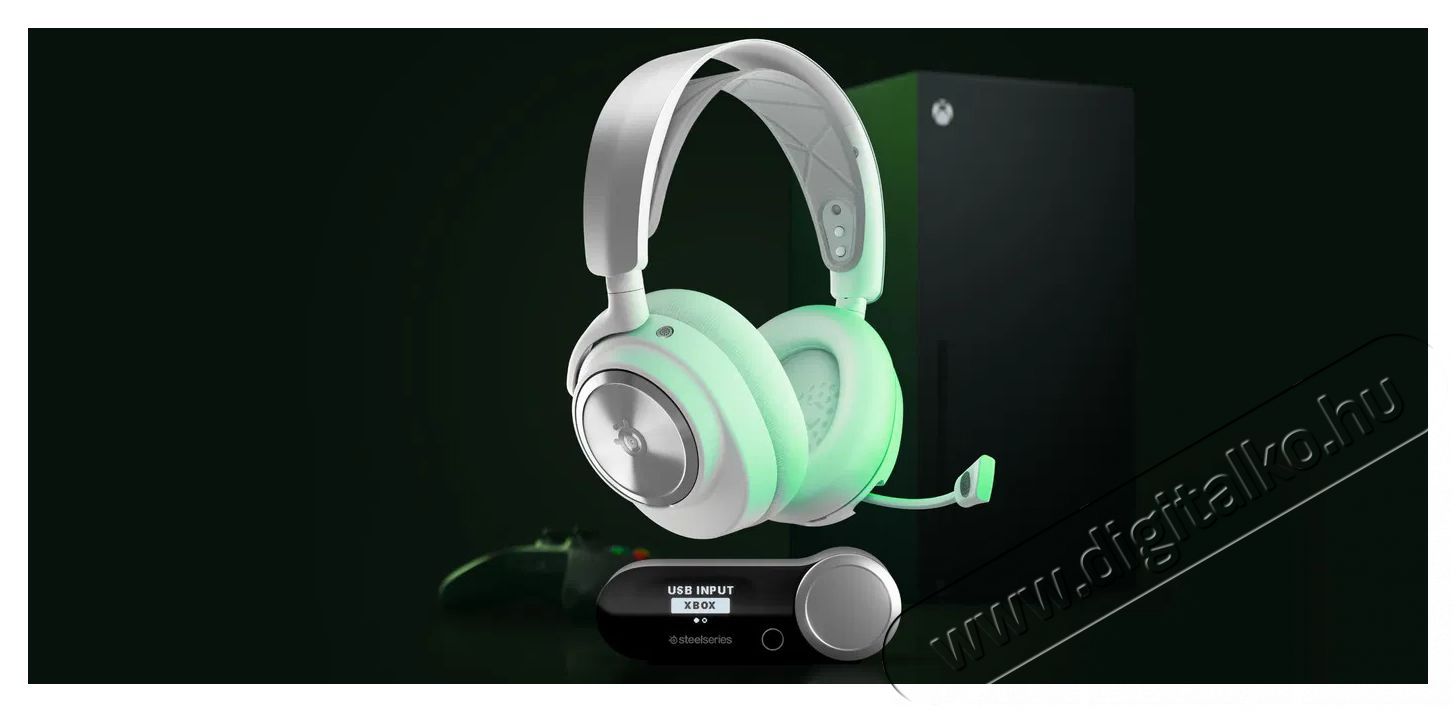 STEELSERIES Arctis Nova Pro WL X White Audio-Video / Hifi / Multim&eacute;dia - F&uuml;l &eacute;s Fejhallgat&oacute;k - Fejhallgat&oacute; mikrofonnal / headset - 510298