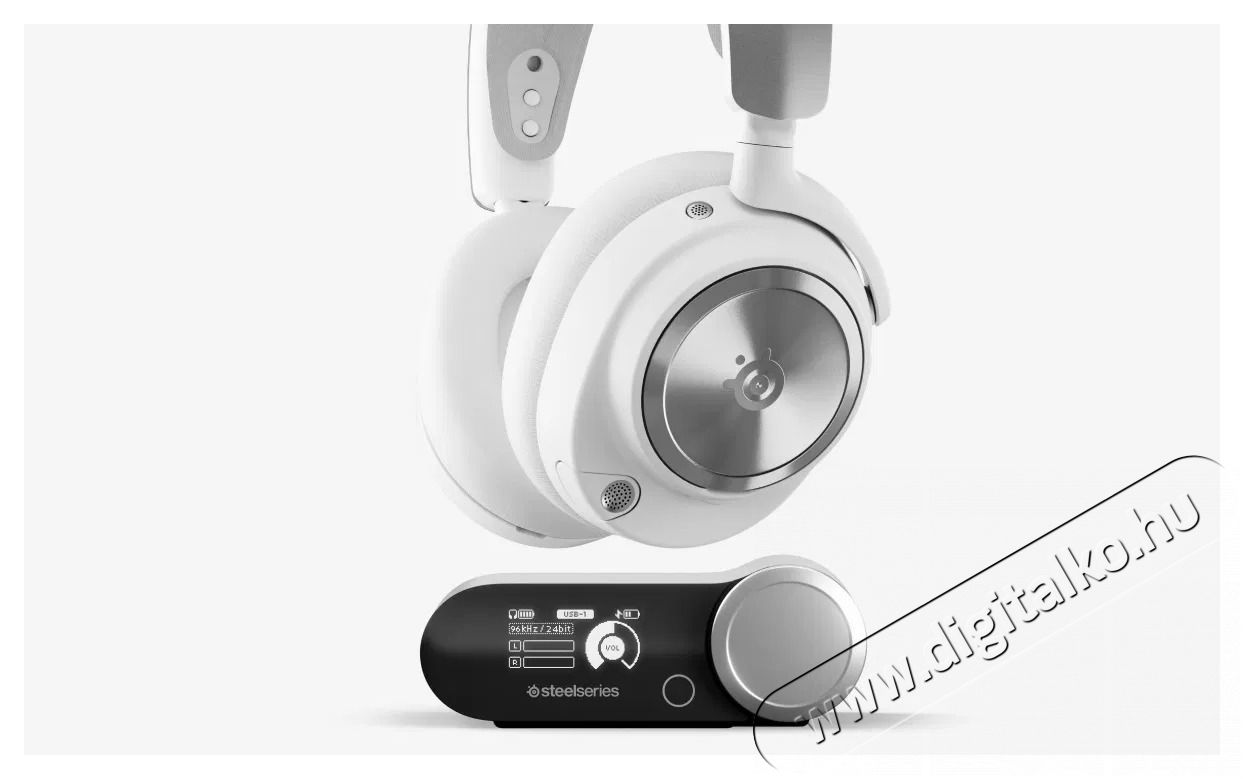 STEELSERIES Arctis Nova Pro WL X White Audio-Video / Hifi / Multim&eacute;dia - F&uuml;l &eacute;s Fejhallgat&oacute;k - Fejhallgat&oacute; mikrofonnal / headset - 510298