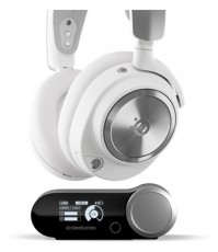 STEELSERIES Arctis Nova Pro Wireless Bluetooth Gaming fehér headset (Playstation) Audio-Video / Hifi / Multimédia - Fül és Fejhallgatók - Fejhallgató mikrofonnal / headset - 516112