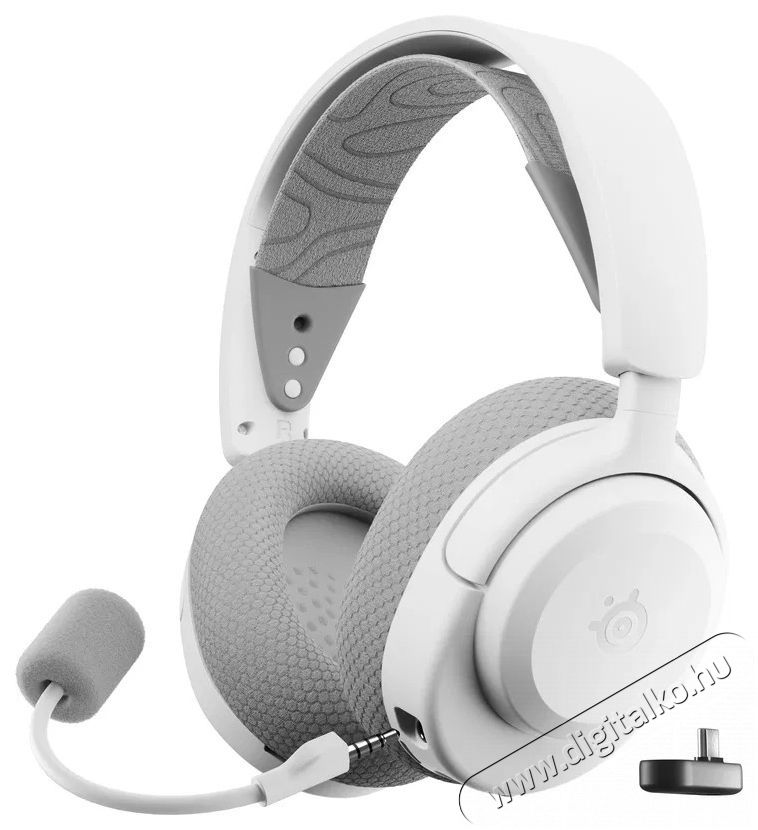 STEELSERIES Arctis Nova 3PW White Audio-Video / Hifi / Multim&eacute;dia - F&uuml;l &eacute;s Fejhallgat&oacute;k - Fejhallgat&oacute; mikrofonnal / headset - 526237