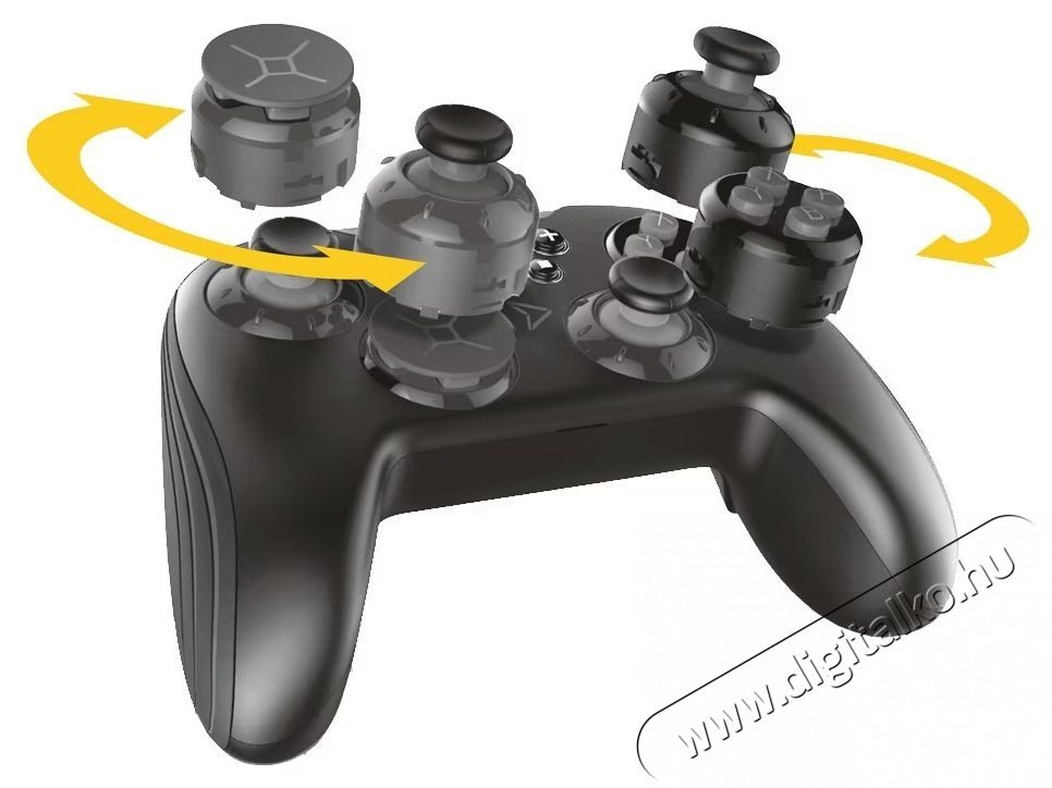 Steelplay Modular Wireless kontroller + 2 tov&aacute;bbi tok, kompatibilis: Nintendo Switch, PC, Android Iroda &eacute;s sz&aacute;m&iacute;t&aacute;stechnika - J&aacute;t&eacute;k konzol - Kontroller - 534696