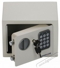 Steinhaus Elektronikus ac&eacute;l sz&eacute;f + kulcs, 150x200x150 mm, Kr&eacute;m H&aacute;ztart&aacute;s / Otthon / K&uuml;lt&eacute;r - Biztons&aacute;gtechnika - Kieg&eacute;sz&iacute;tő - 535768