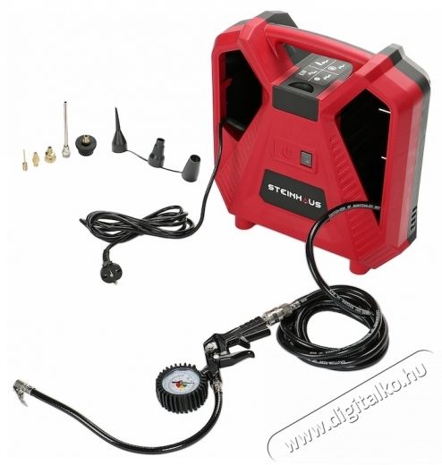 Steinhaus PRO-COM1 Olajmentes dugatty&uacute;s kompresszor H&aacute;ztart&aacute;s / Otthon / K&uuml;lt&eacute;r - Szersz&aacute;m - Kompresszor - 535767