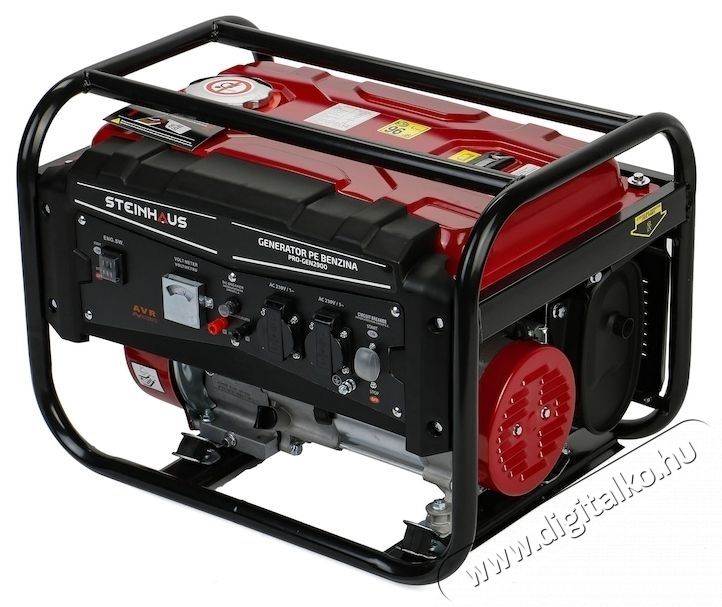 Steinhaus PRO-GEN2900 Gener&aacute;tor, 2900 W fesz&uuml;lts&eacute;gstabiliz&aacute;torral, benzin, 10 &oacute;r&aacute;s &uuml;zemidővel H&aacute;ztart&aacute;s / Otthon / K&uuml;lt&eacute;r - Szersz&aacute;m - &Aacute;ramfejlesztő - 535766