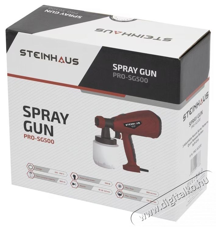 Steinhaus PRO-SG500 Fest&eacute;ksz&oacute;r&oacute; pisztoly H&aacute;ztart&aacute;s / Otthon / K&uuml;lt&eacute;r - Szersz&aacute;m - Egy&eacute;b szersz&aacute;m - 535764