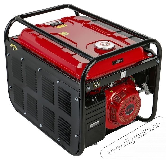 Steinhaus PRO-GEN5500 Gener&aacute;tor, 5500 W fesz&uuml;lts&eacute;gstabiliz&aacute;torral, benzin, auton&oacute;mia 11 h H&aacute;ztart&aacute;s / Otthon / K&uuml;lt&eacute;r - Szersz&aacute;m - &Aacute;ramfejlesztő - 537391