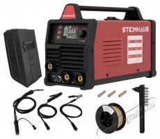 Steinhaus PRO-MIG130 MIG/TIG/MMA inverter hegesztő, 130 A maxim&aacute;lis hegesztő&aacute;ram, 230 V, 0,8-1,0 mm maxim&aacute;lis huzal&aacute;tm&eacute;rővel H&aacute;ztart&aacute;s / Otthon / K&uuml;lt&eacute;r - Szersz&aacute;m - Hegesztő - 537393