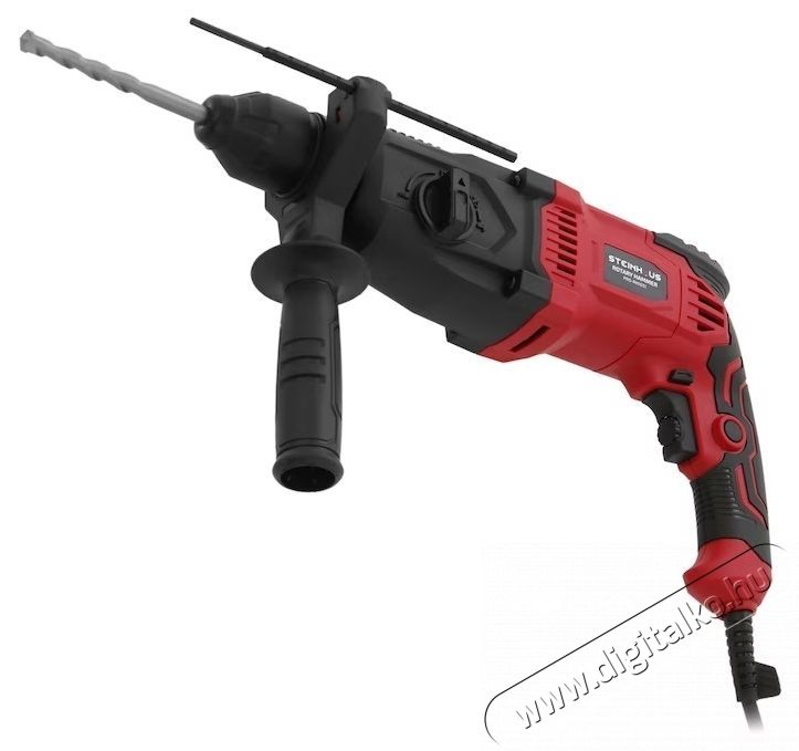Steinhaus PRO-RH1051 F&uacute;r&oacute;kalap&aacute;cs, 1050W, 1100 fordulat/perc, 3J, SDS-Plus tokm&aacute;ny, 4 funkci&oacute;, k&eacute;szlet + tartoz&eacute;kok H&aacute;ztart&aacute;s / Otthon / K&uuml;lt&eacute;r - Szersz&aacute;m - F&uacute;r&oacute; / f&uacute;r&oacute;kalap&aacute;cs - 537380