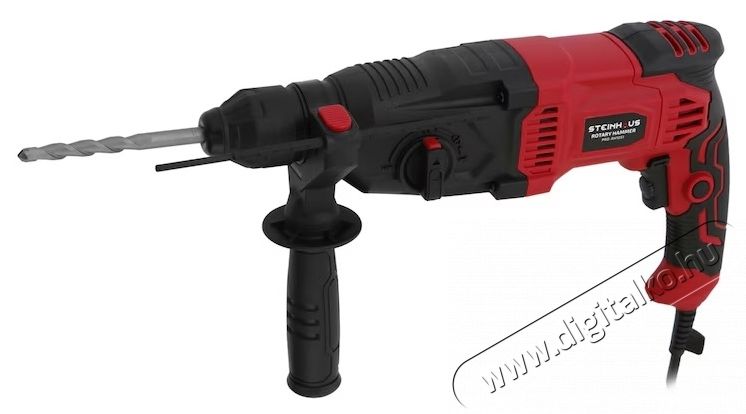 Steinhaus PRO-RH1051 F&uacute;r&oacute;kalap&aacute;cs, 1050W, 1100 fordulat/perc, 3J, SDS-Plus tokm&aacute;ny, 4 funkci&oacute;, k&eacute;szlet + tartoz&eacute;kok H&aacute;ztart&aacute;s / Otthon / K&uuml;lt&eacute;r - Szersz&aacute;m - F&uacute;r&oacute; / f&uacute;r&oacute;kalap&aacute;cs - 537380