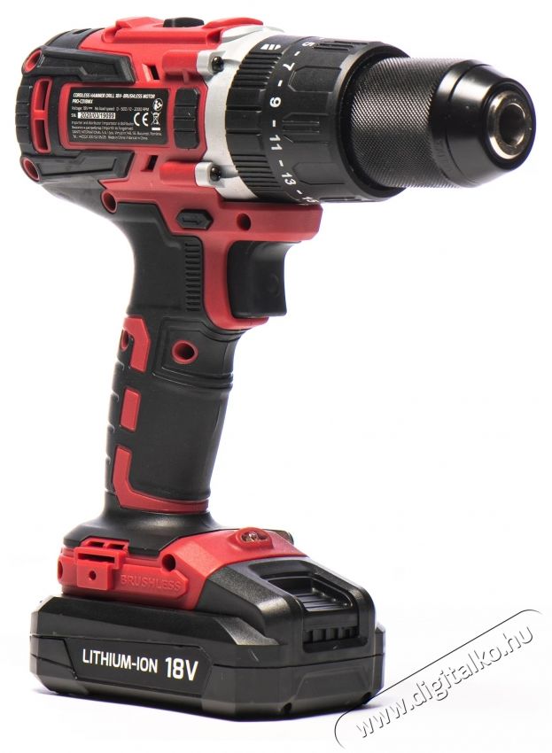 Steinhaus PRO-CD18MX Akkus &uuml;tvef&uacute;r&oacute;-csavaroz&oacute;, 18V 2.0Ah Li-Ion, 58Nm, 21 nyomat&eacute;kfokozat, 2 sebess&eacute;g 400/1800 ford/perc, 13mm-es f&eacute;m gyorstokm&aacute;ny, 13 kieg&eacute;sz&iacute;tő, műanyag doboz H&aacute;ztart&aacute;s / Otthon / K&uuml;lt&eacute;r - Szersz&aacute;m - F&uacute;r&oacute; / f&uacute;r&oacute;kalap&aacute;cs - 537372