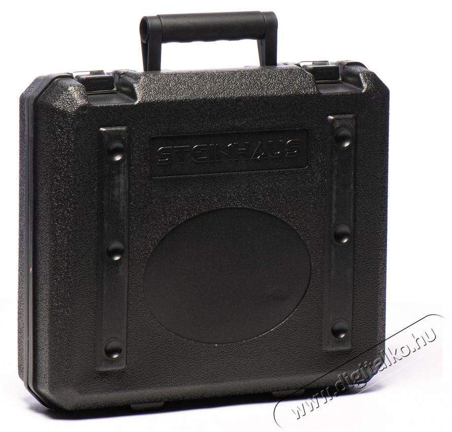 Steinhaus PRO-CD18MX Akkus &uuml;tvef&uacute;r&oacute;-csavaroz&oacute;, 18V 2.0Ah Li-Ion, 58Nm, 21 nyomat&eacute;kfokozat, 2 sebess&eacute;g 400/1800 ford/perc, 13mm-es f&eacute;m gyorstokm&aacute;ny, 13 kieg&eacute;sz&iacute;tő, műanyag doboz H&aacute;ztart&aacute;s / Otthon / K&uuml;lt&eacute;r - Szersz&aacute;m - F&uacute;r&oacute; / f&uacute;r&oacute;kalap&aacute;cs - 537372