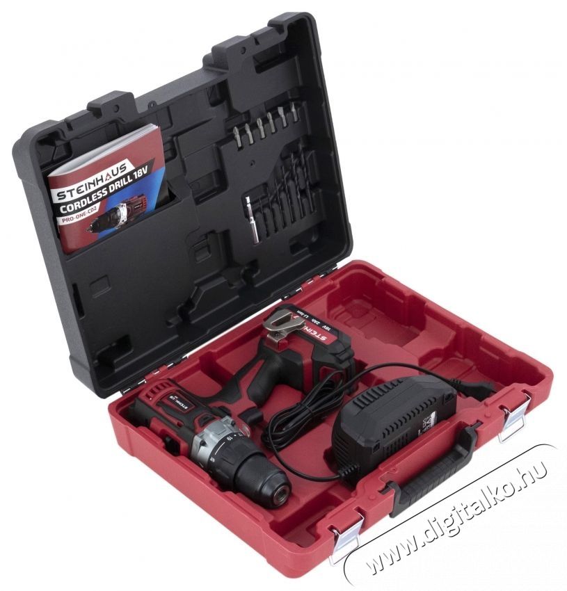 Steinhaus ONE 18V PRO-ONE-CD2 Akkus f&uacute;r&oacute;- csavaroz&oacute;g&eacute;p H&aacute;ztart&aacute;s / Otthon / K&uuml;lt&eacute;r - Szersz&aacute;m - F&uacute;r&oacute; / f&uacute;r&oacute;kalap&aacute;cs - 537376