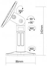 Stell SHO 5030 hangfal fali tartó Audio-Video / Hifi / Multimédia - Hangfal - Hangfalszett - Kiegészítő - 368358