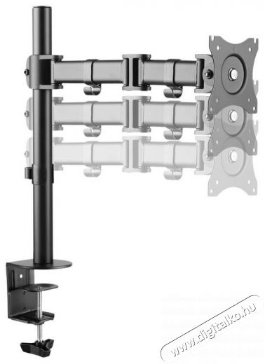 Stell SOS 1010 Single monitortartó Tv kiegészítők - Fali tartó / konzol - Asztali tartó - 339226