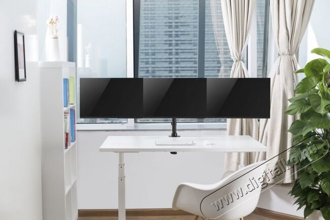 Stell SOS 1030 TRIPLE asztali monitortartó Tv kiegészítők - Fali tartó / konzol - Asztali tartó - 339228