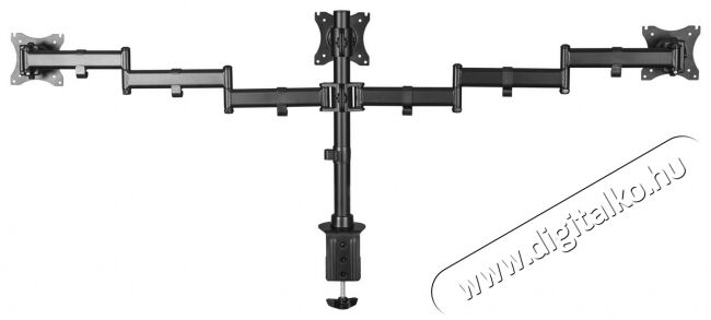 Stell SOS 1030 TRIPLE asztali monitortartó Tv kiegészítők - Fali tartó / konzol - Asztali tartó - 339228