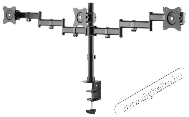 Stell SOS 1030 TRIPLE asztali monitortartó Tv kiegészítők - Fali tartó / konzol - Asztali tartó - 339228