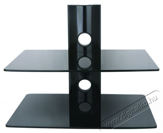 Stell SHO 1181B Univerzális polc DVD lejátszóhoz / SET TOP BOX készülékhez Tv kiegészítők - Fali tartó / konzol - Fali készülék tartó - 277376