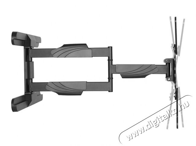 Stell SHO 7610 Slim kihúzható fali TV tartó Tv kiegészítők - Fali tartó / konzol - Fali tv tartó - 349386