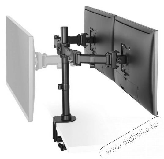 Stell SOS 1020 Dual asztali monitor tartó Tv kiegészítők - Fali tartó / konzol - Asztali tartó - 339227