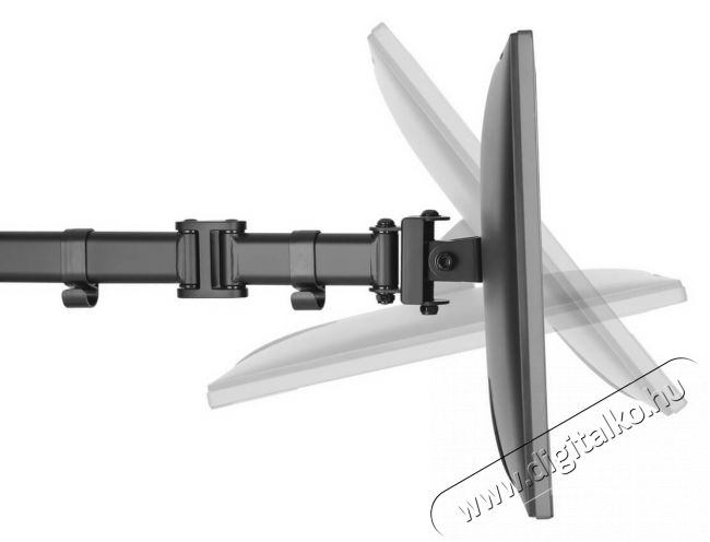 Stell SOS 1020 Dual asztali monitor tartó Tv kiegészítők - Fali tartó / konzol - Asztali tartó - 339227