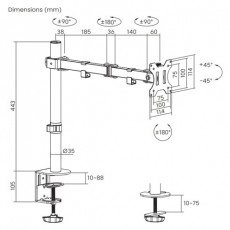 Stell SOS 1110 MONITOR TARTÓ Iroda és számítástechnika - Egyéb számítástechnikai termék - 508711