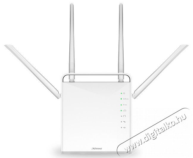 Strong ROUTER1200 Dual Band router Iroda és számítástechnika - Hálózat - Router - 314938