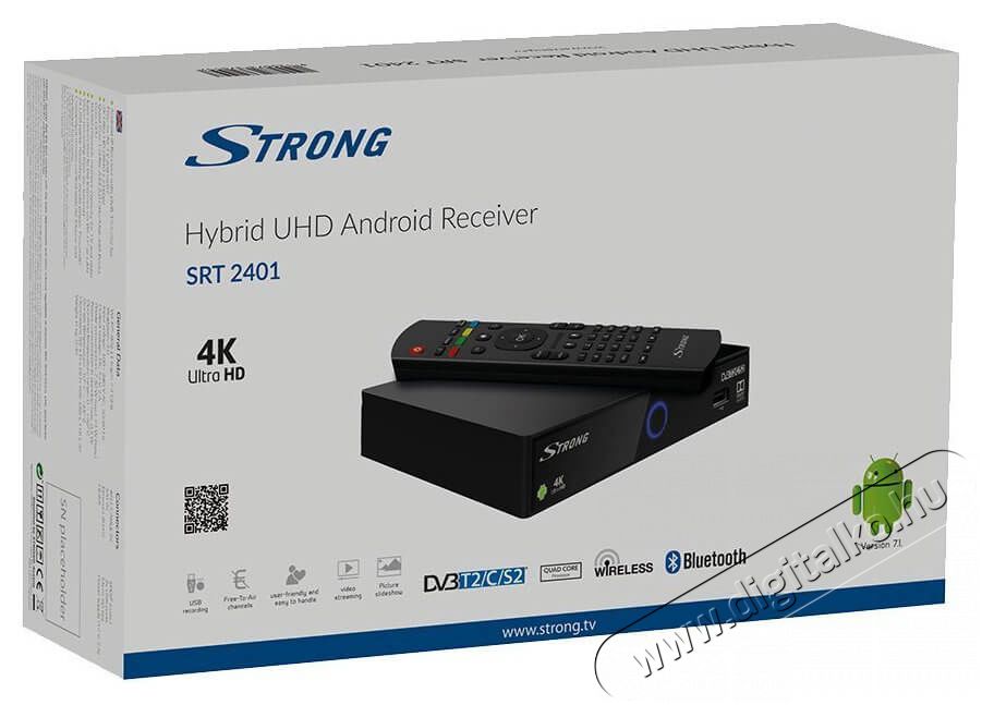 Strong SRT2401 Android 7.1 4K Ultra HD IP beltéri egység Audio-Video / Hifi / Multimédia - CD / DVD / Blu-Ray / Multimédia készülék - Android Mini PC - 332819