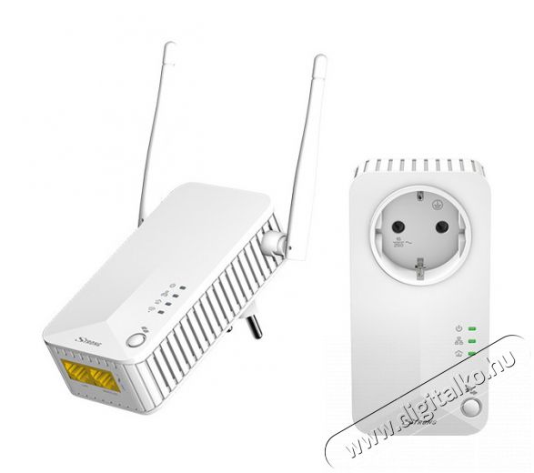 Strong PLCW500 WiFi Powerline adapter kit 500Mbps Memória kártya / Pendrive - Adapter - 320401
