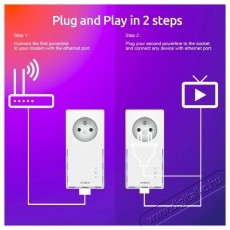 Strong Powerline 1000 TRI FR Powerline adapter H&aacute;ztart&aacute;s / Otthon / K&uuml;lt&eacute;r - Vil&aacute;g&iacute;t&aacute;s / elektromoss&aacute;g - H&aacute;l&oacute;zati eloszt&oacute; / hosszabb&iacute;t&oacute; / adapter - 532688