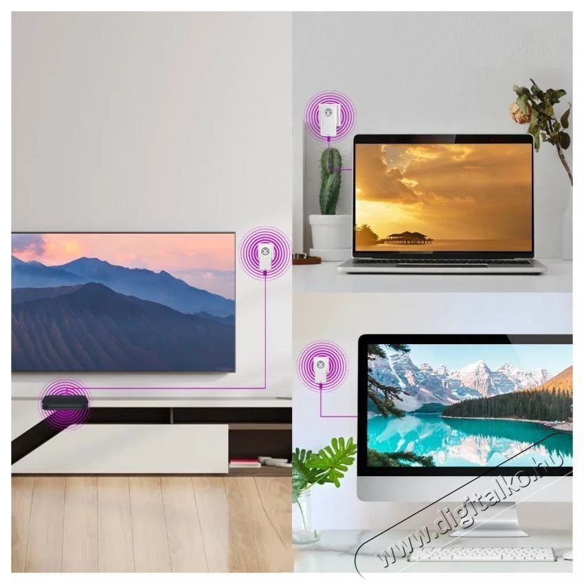 Strong Powerline 1000 TRI FR Powerline adapter H&aacute;ztart&aacute;s / Otthon / K&uuml;lt&eacute;r - Vil&aacute;g&iacute;t&aacute;s / elektromoss&aacute;g - H&aacute;l&oacute;zati eloszt&oacute; / hosszabb&iacute;t&oacute; / adapter - 532688