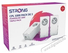 Strong Powerline 1000 TRI FR Powerline adapter H&aacute;ztart&aacute;s / Otthon / K&uuml;lt&eacute;r - Vil&aacute;g&iacute;t&aacute;s / elektromoss&aacute;g - H&aacute;l&oacute;zati eloszt&oacute; / hosszabb&iacute;t&oacute; / adapter - 532688