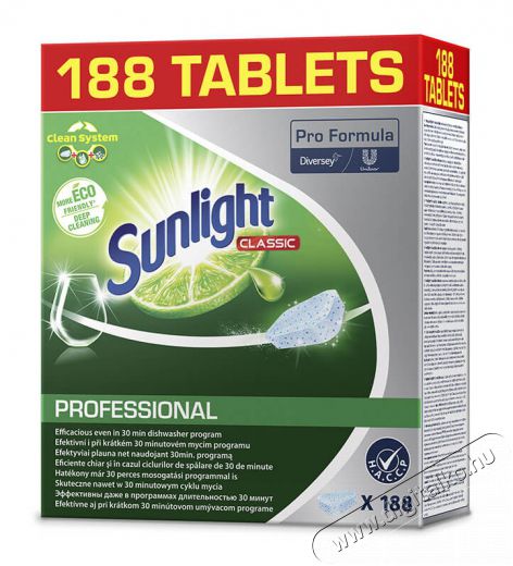 Sunlight Pro Classic gépi mosogatótabletta 4x188db Konyhai termékek - Mosogatógép - Kiegészítő - 360866