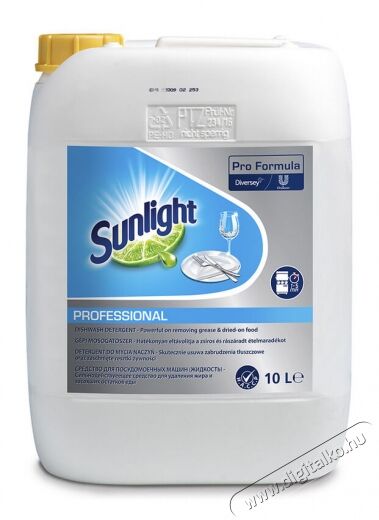 Sunlight Pro folyékony gépi mosogatószer (10L) Háztartás / Otthon / Kültér - Tisztító / mosó - Tisztítószer - 360867