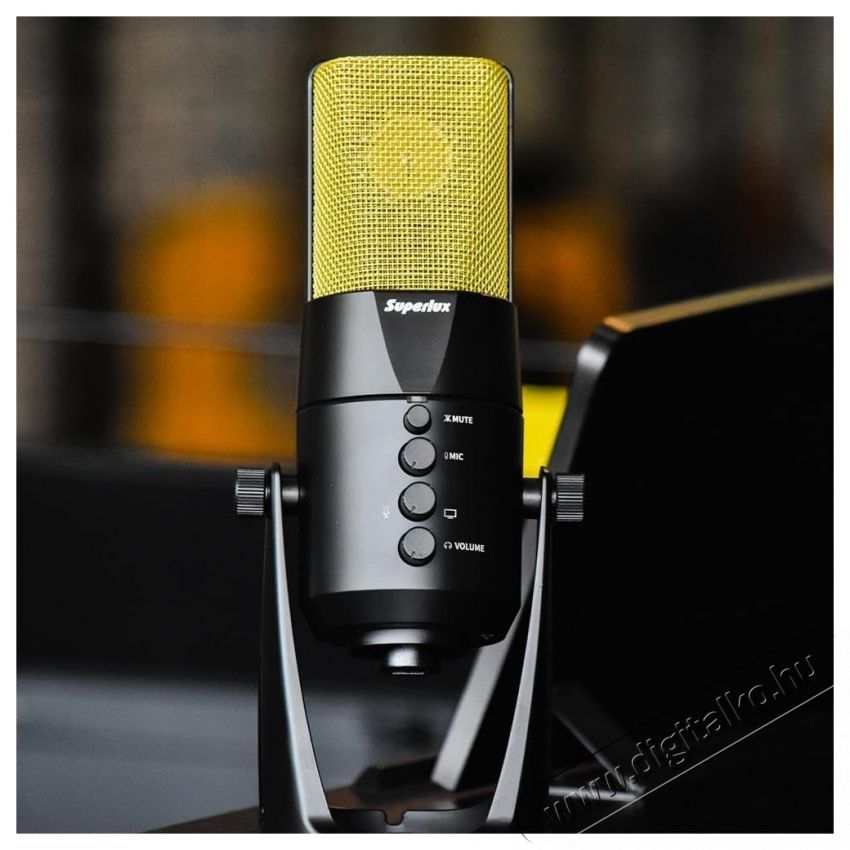 SUPERLUX L401U Fot&oacute;-Vide&oacute; kieg&eacute;sz&iacute;tők - Mikrofon - Mikrofon r&aacute;di&oacute;knak - 526259