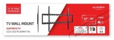 Superior SUPSTV006 Extra Slim TV fali konzol, Fix, 37 -86  (92cm-215cm), 35 kg, Fekete Tv kieg&eacute;sz&iacute;tők - Fali tart&oacute; / konzol - Fali tv tart&oacute; - 534702