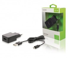 Sweex CH-003BL h&aacute;l&oacute;zati t&ouml;ltő Mobil / Kommunik&aacute;ci&oacute; / Smart - Tablet / E-book kieg&eacute;sz&iacute;tő, tok - H&aacute;l&oacute;zati-, aut&oacute;s t&ouml;ltő - 340791