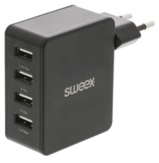 Sweex CH-007BL HÁLÓZATI TÖLTŐ Újdonságok - Új termékek - 340794