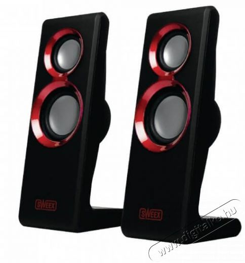 Sweex SP201 2.0 USB hangszóró külső hangkártyával Iroda és számítástechnika - PC hangszóró / hangfal - 340802