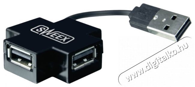 Sweex US012 USB HUB Iroda és számítástechnika - Notebook kiegészítő - USB hub / elosztó - 340817