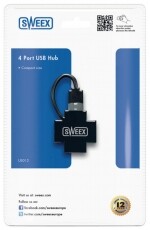 Sweex US012 USB HUB Iroda és számítástechnika - Notebook kiegészítő - USB hub / elosztó - 340817