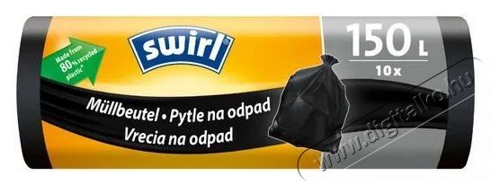 Swirl Szemeteszs&aacute;k 150 l, 10 db H&aacute;ztart&aacute;s / Otthon / K&uuml;lt&eacute;r - Lak&aacute;sfelszerel&eacute;s - Szemetes zs&aacute;k / kieg&eacute;sz&iacute;tő - 520835
