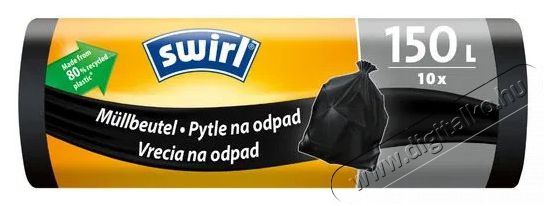 Swirl Szemeteszs&aacute;k 150 l, 10 db H&aacute;ztart&aacute;s / Otthon / K&uuml;lt&eacute;r - Lak&aacute;sfelszerel&eacute;s - Szemetes zs&aacute;k / kieg&eacute;sz&iacute;tő - 520835
