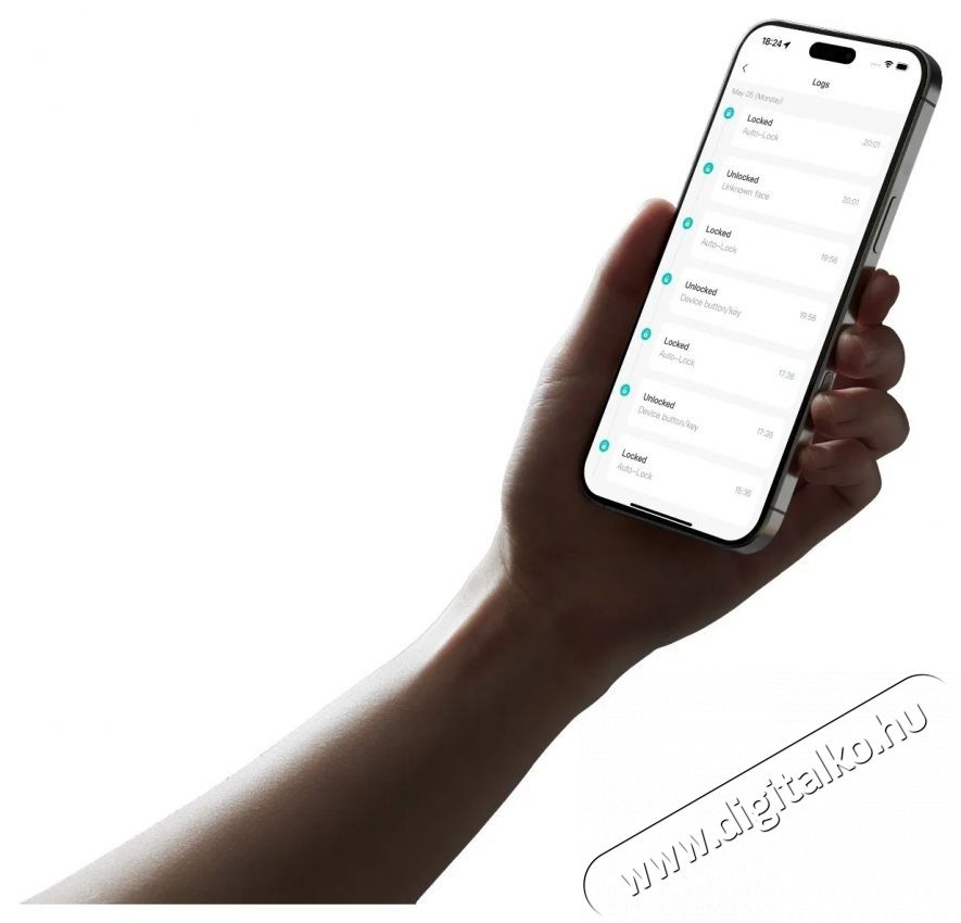 SwitchBot Lock Ultra Silver H&aacute;ztart&aacute;s / Otthon / K&uuml;lt&eacute;r - Okos otthon - Kieg&eacute;sz&iacute;tő - 520844