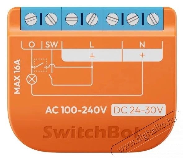SwitchBot Relay Switch 1PM H&aacute;ztart&aacute;s / Otthon / K&uuml;lt&eacute;r - Okos otthon - Kieg&eacute;sz&iacute;tő - 520846