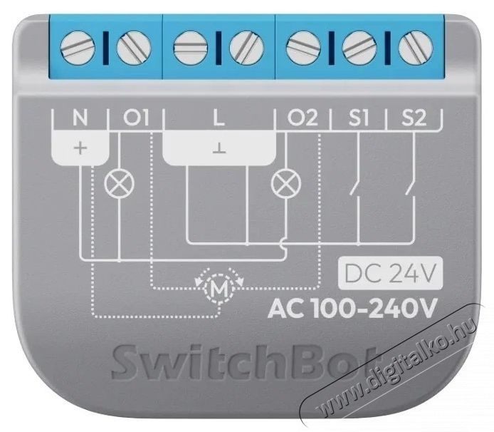 SwitchBot Relay Switch 2PM H&aacute;ztart&aacute;s / Otthon / K&uuml;lt&eacute;r - Okos otthon - Kieg&eacute;sz&iacute;tő - 520847