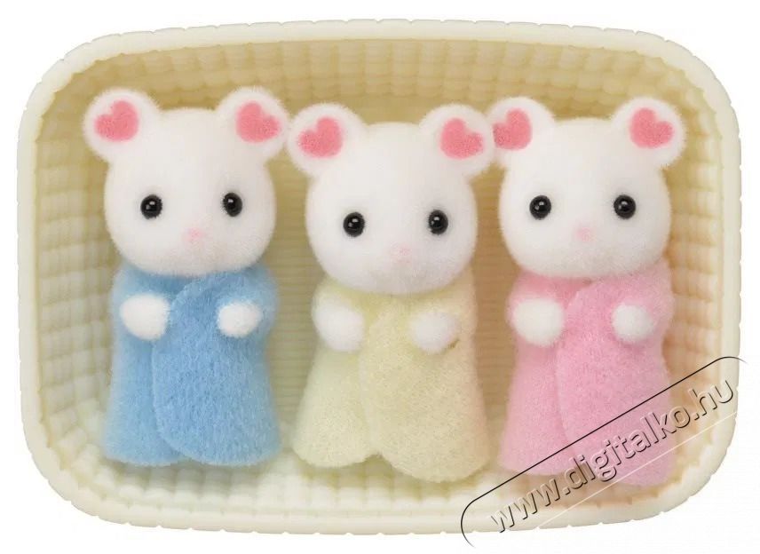 Sylvanian Families Baby Marshmallow eg&eacute;r h&aacute;rmas ikrek H&aacute;ztart&aacute;s / Otthon / K&uuml;lt&eacute;r - J&aacute;t&eacute;k / Sport - J&aacute;t&eacute;kfigura - 532286
