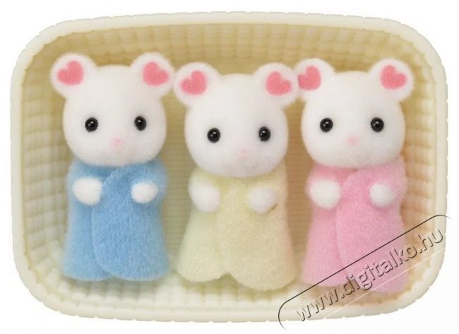 Sylvanian Families Baby Marshmallow eg&eacute;r h&aacute;rmas ikrek H&aacute;ztart&aacute;s / Otthon / K&uuml;lt&eacute;r - J&aacute;t&eacute;k / Sport - J&aacute;t&eacute;kfigura - 532286